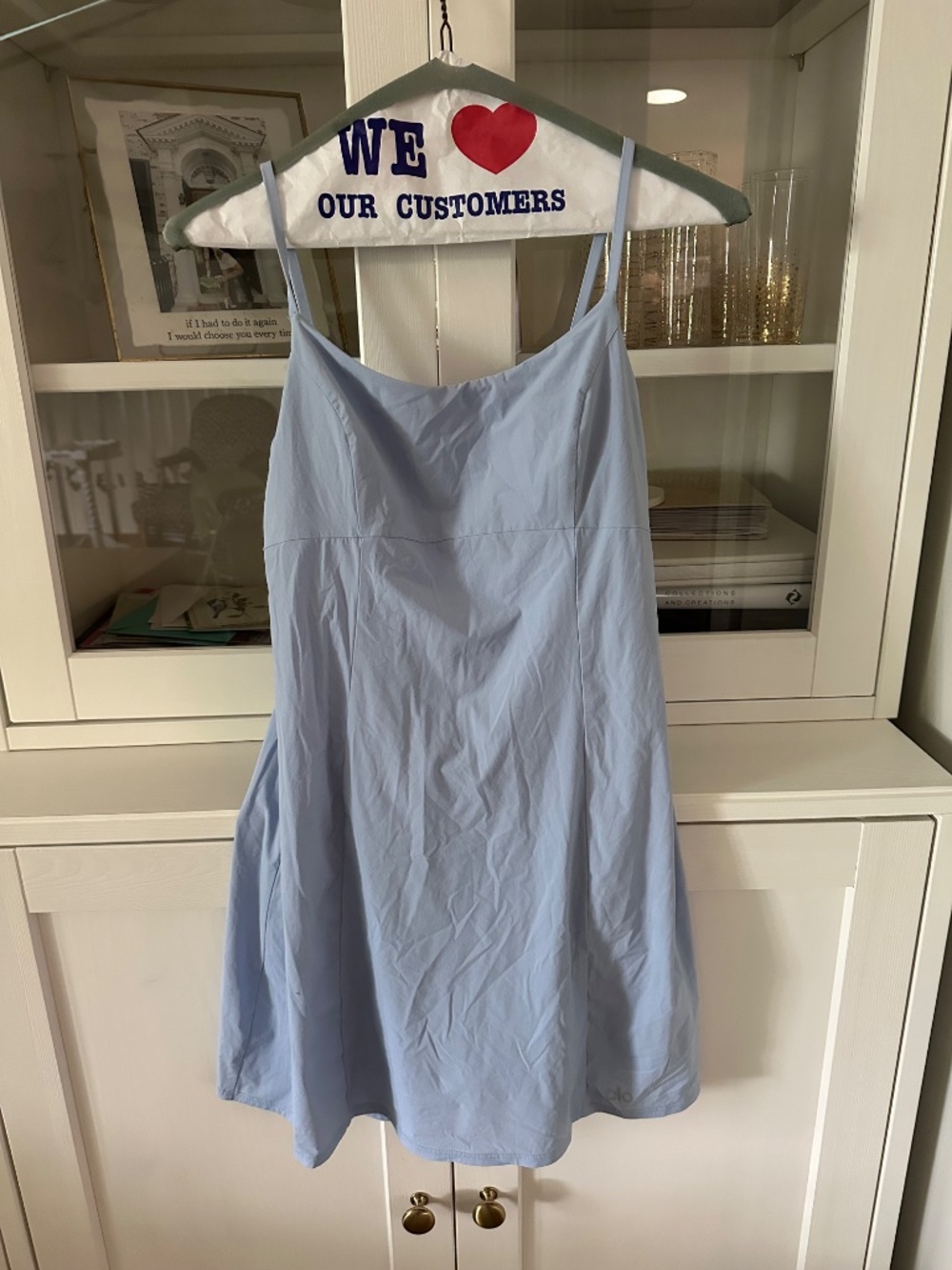Alo Yoga Breezy Tennis Dress - Seashell Blue - Picture 3 of 3